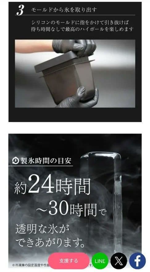 【新品・未使用】MALT ICE プレミアムアイスモールド丸型　保存バック2個付