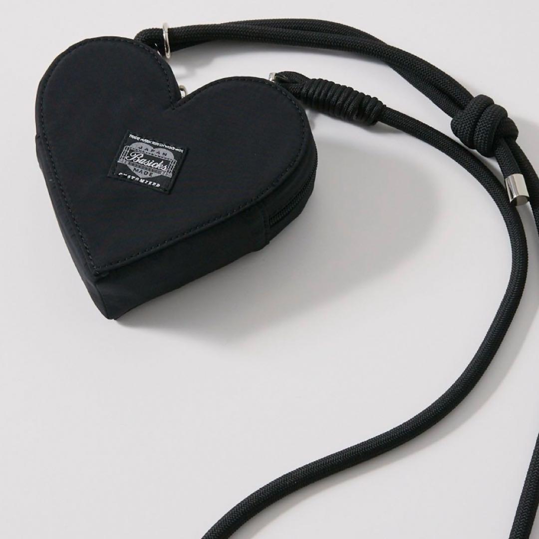 BASICKS × OUTDOOR PRODUCTS ハートミニショルダーバッグ