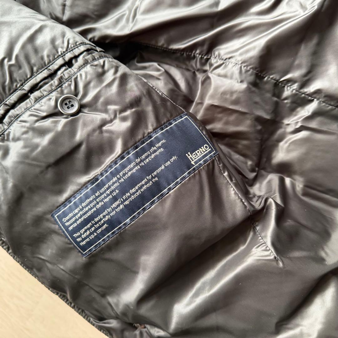 【高級⭐️軽量⭐️定価15万】Henro n-3b ダウンジャケット　ヘルノ　カーキ