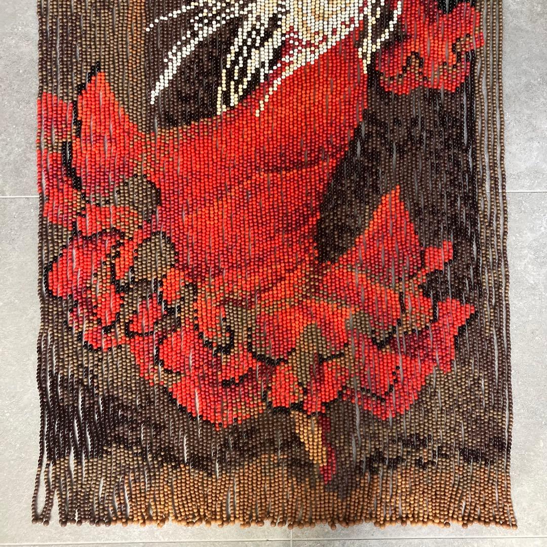 昭和レトロ ビーズのれん 85×150cm フラメンコダンサー ビーズカーテン