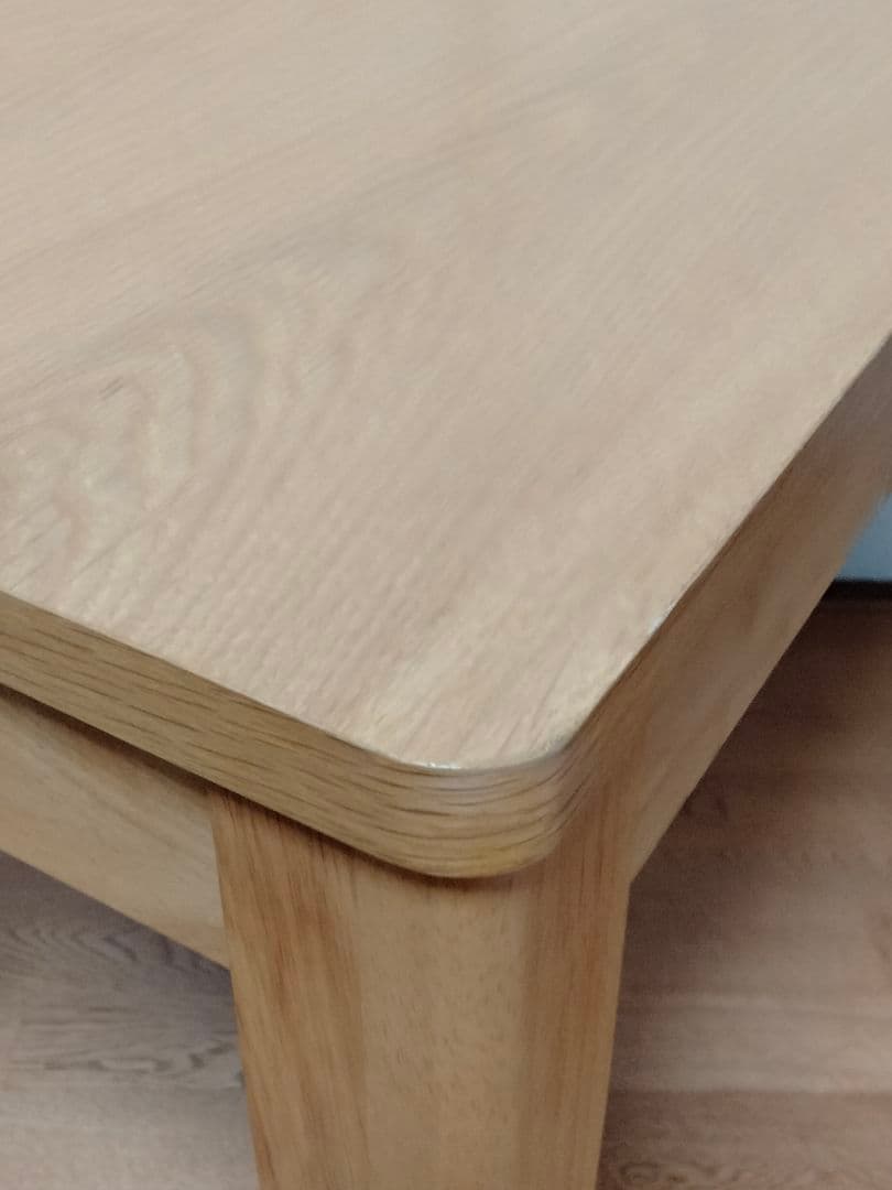 【美品】天然木 北欧スタイル オーク材 学習机 パソコンデスク 引き出し付き