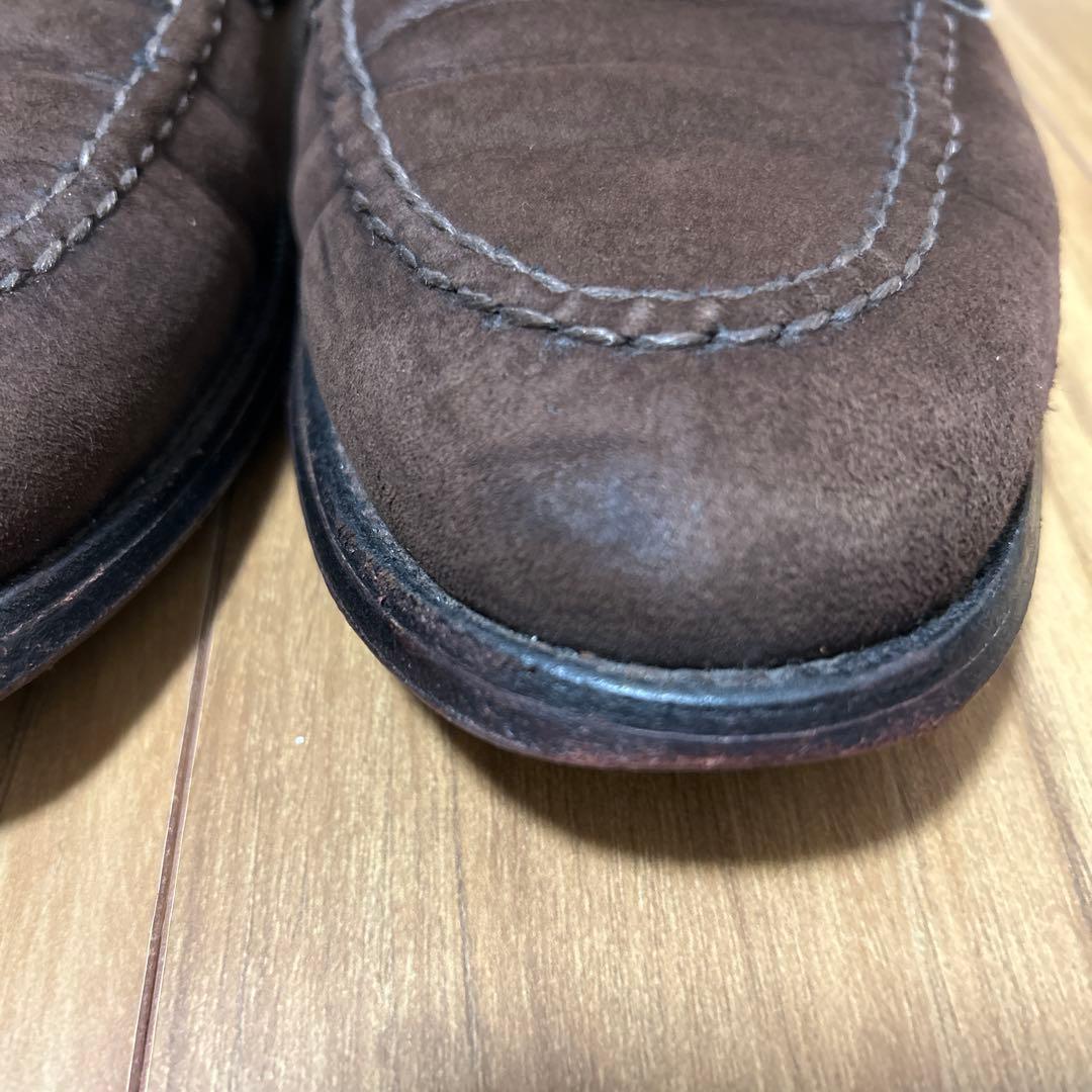 Alden x Brooks Brothersスエードローファー