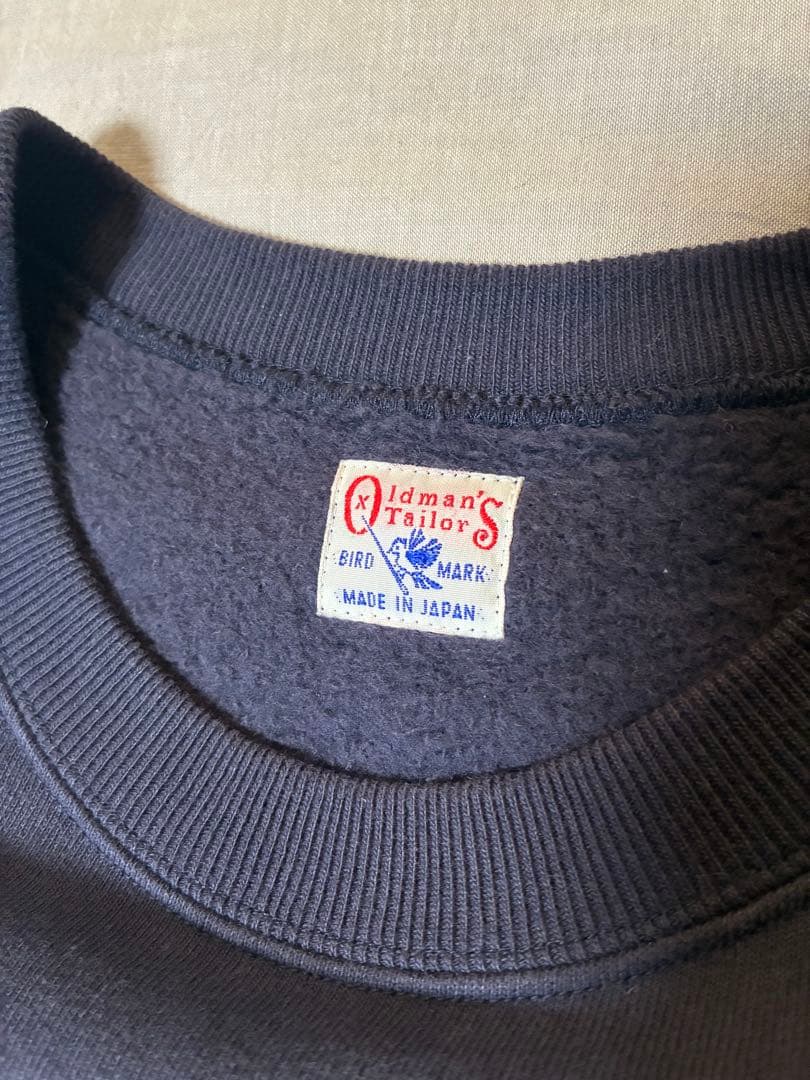 OLDMANS TAILOR オールドマンズテーラー ネイビー スウェット 42