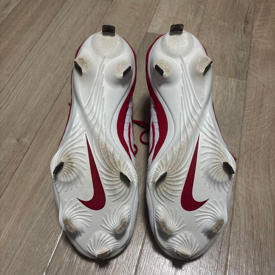 ナイキ 野球スパイク アルファハラチNXT ホワイト×レッド 26.0cm