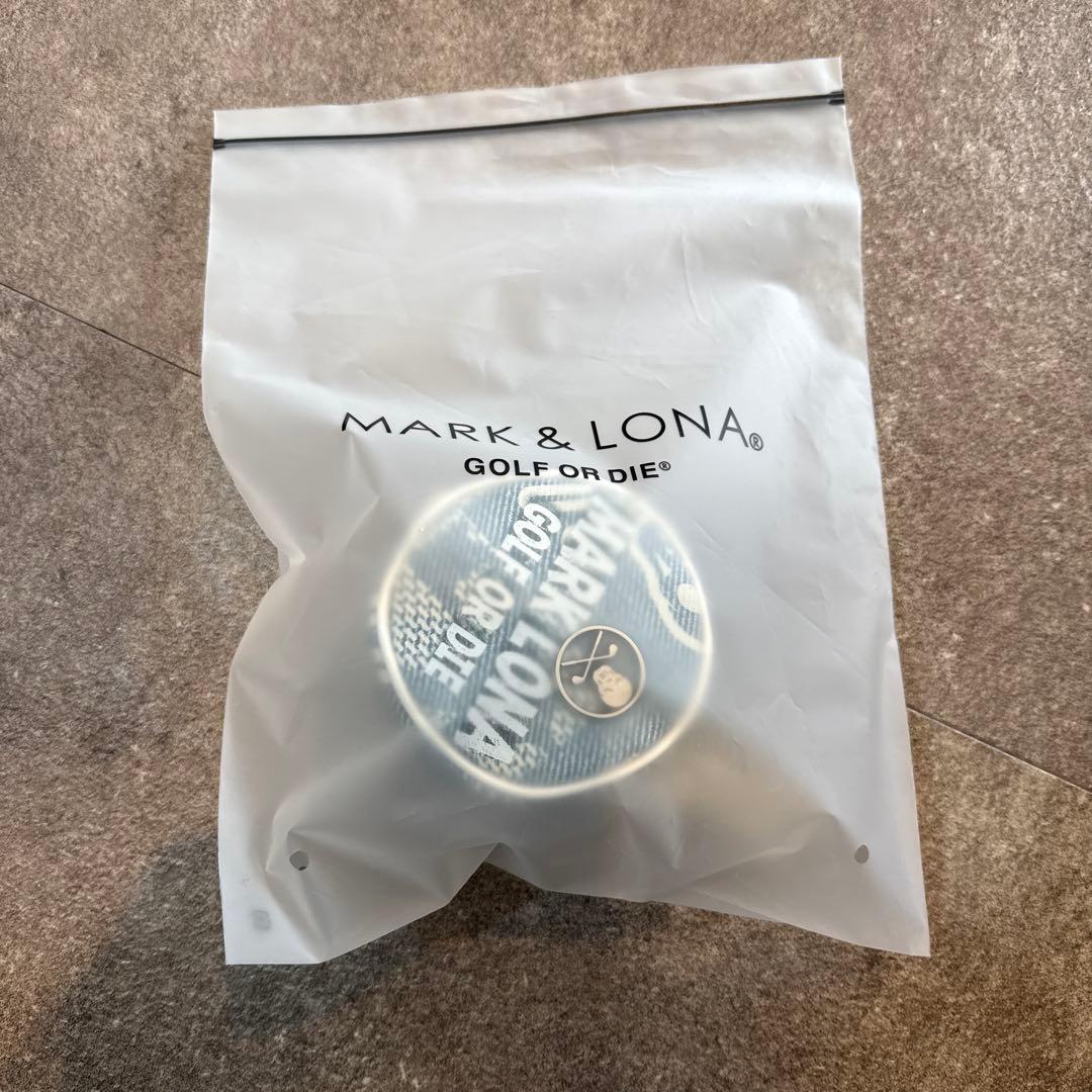 MARK LONA GOLF OR DIE デニムポーチ　ボールポーチ
