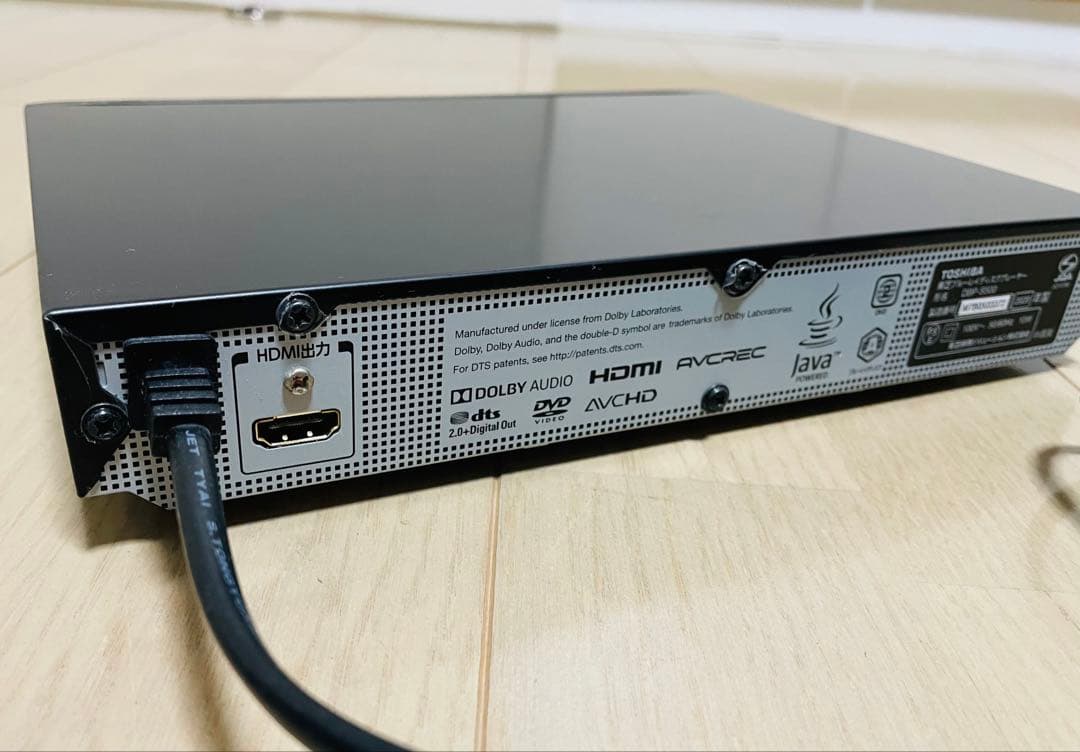 TOSHIBA REGZA DBP-S500 Blu-rayプレーヤー