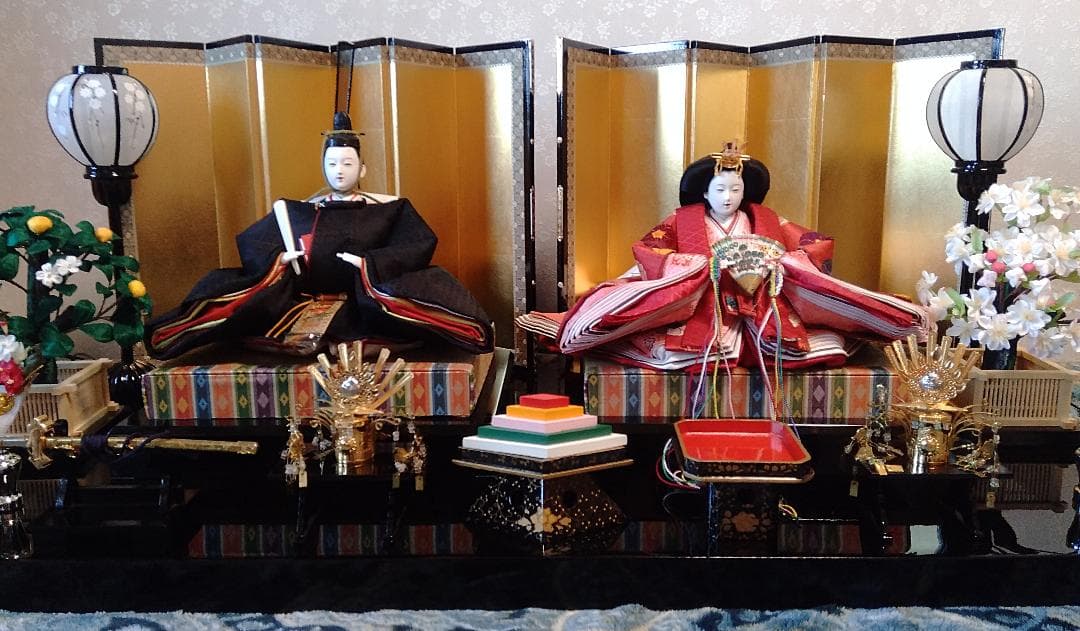 平安寿峰作　親王飾