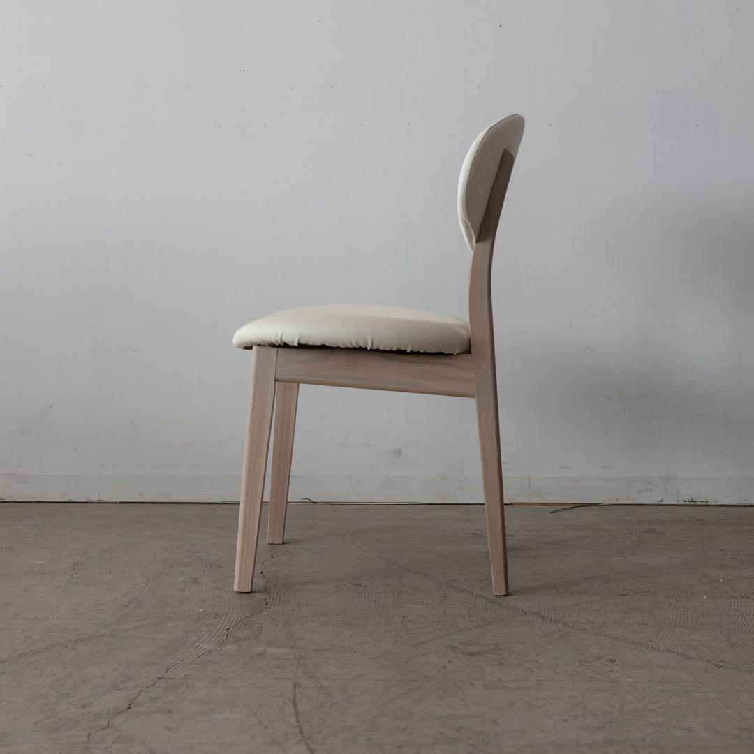 ダイニングチェア アッシュ材　ホワイトウォッシュ色