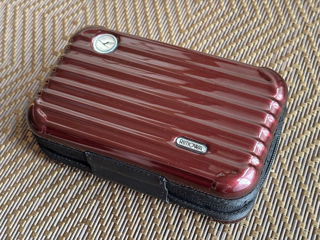 バーガンディRIMOWA ルフトハンザ×リモワ ファーストクラス　ポーチ