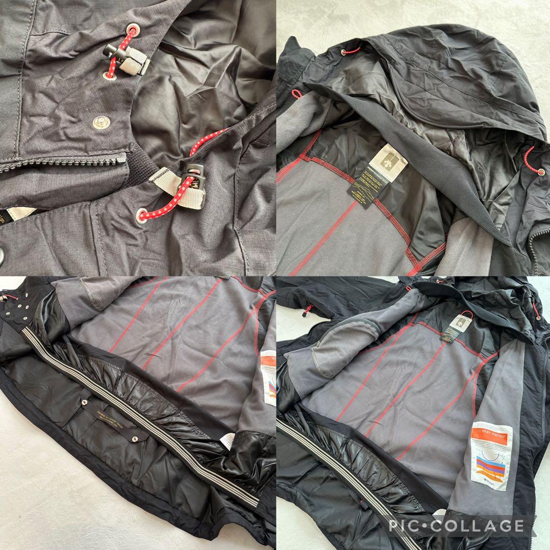 デサント オルテライン　スキーウェア（L相当）黒　裏起毛　ナイロン