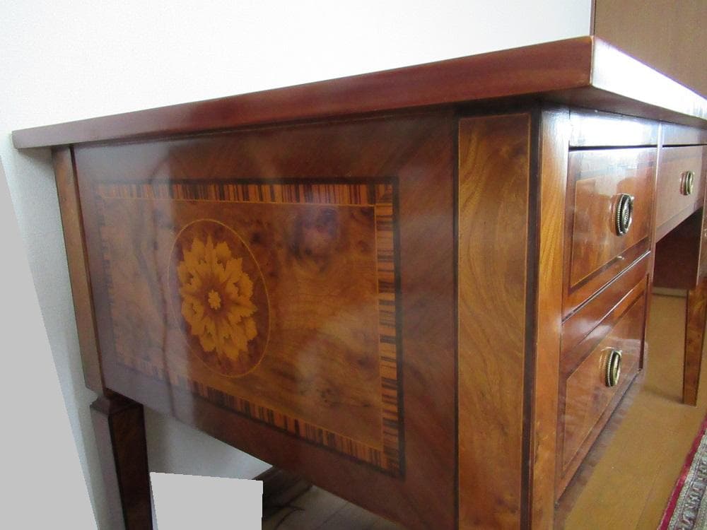 イタリア 最高級象嵌机 クラシック アンティーク エレガント マルコーニアルテ