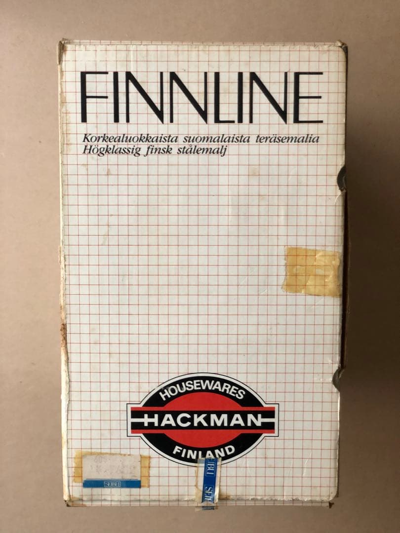 【未使用品】アラビア ARABIA ホーロー両手鍋 ／ホワイト HACKMAN