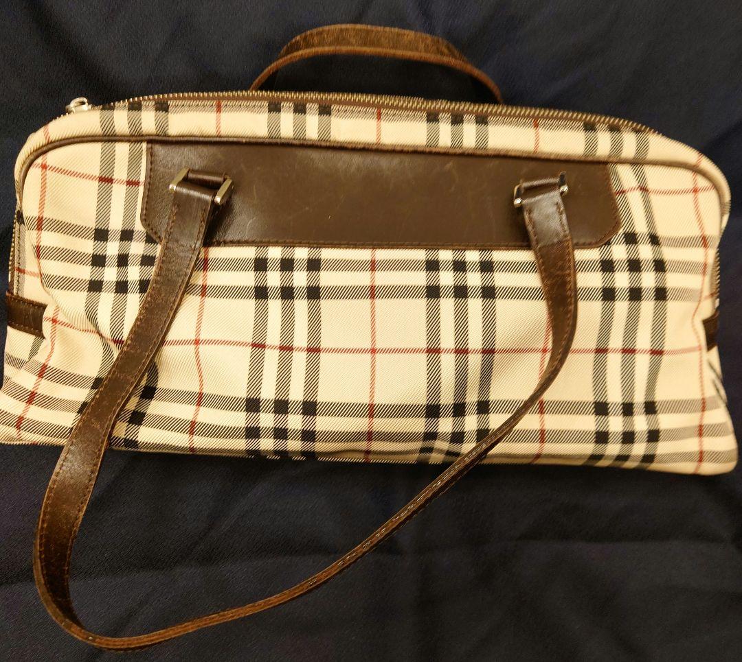 BURBERRY チェック柄ハンドバッグ