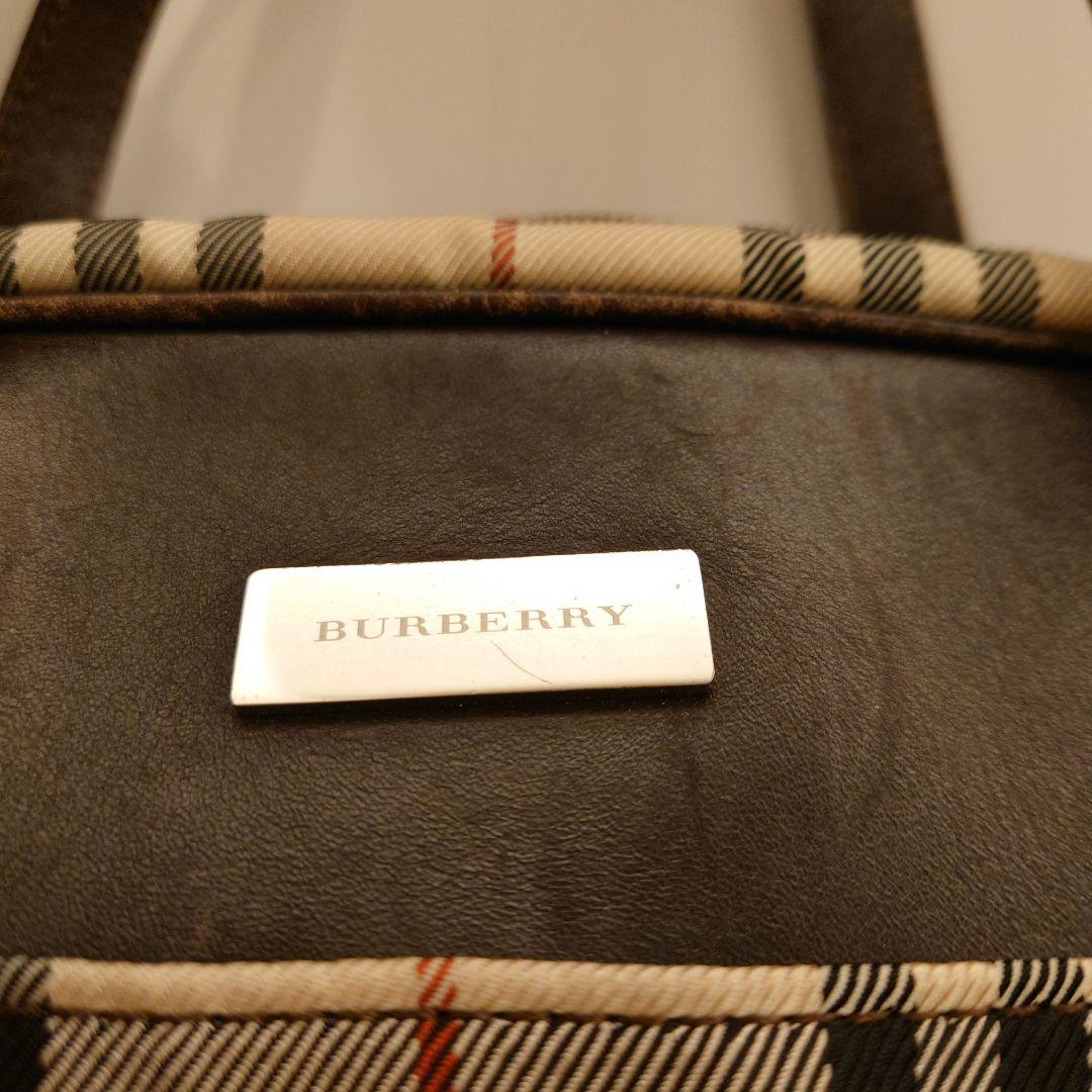 BURBERRY チェック柄ハンドバッグ