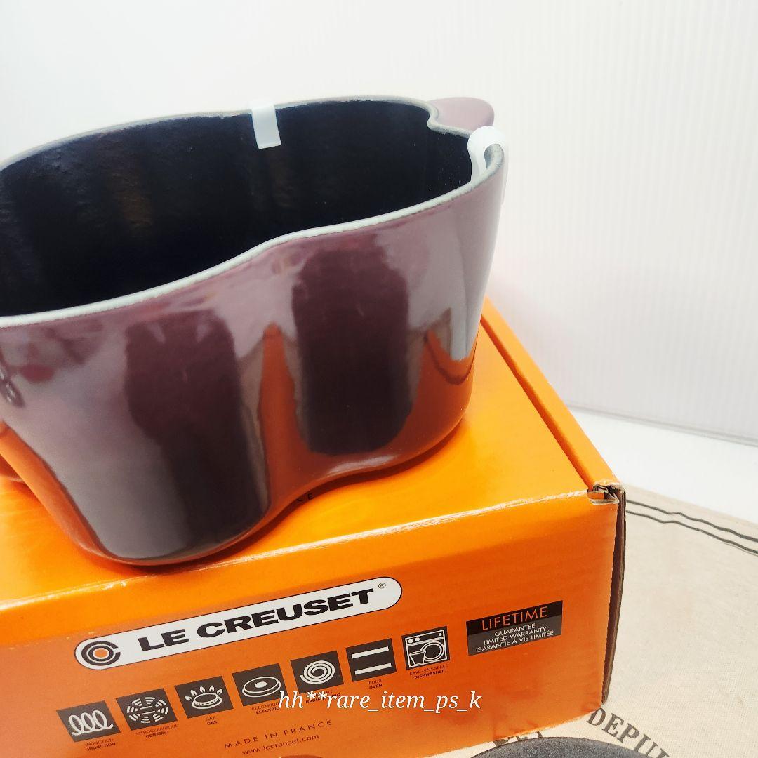 ルクルーゼ ココットフルール 20cm フィグ ゴールドツマミ