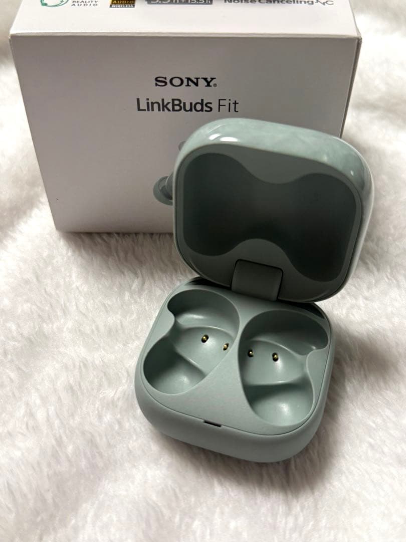 SONY LinkBuds Fit ケースの　(外箱あり) グリーン
