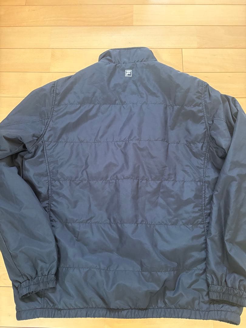 FILA GOLF ブラック　ジャケット　パンツ　セット　LLサイズ