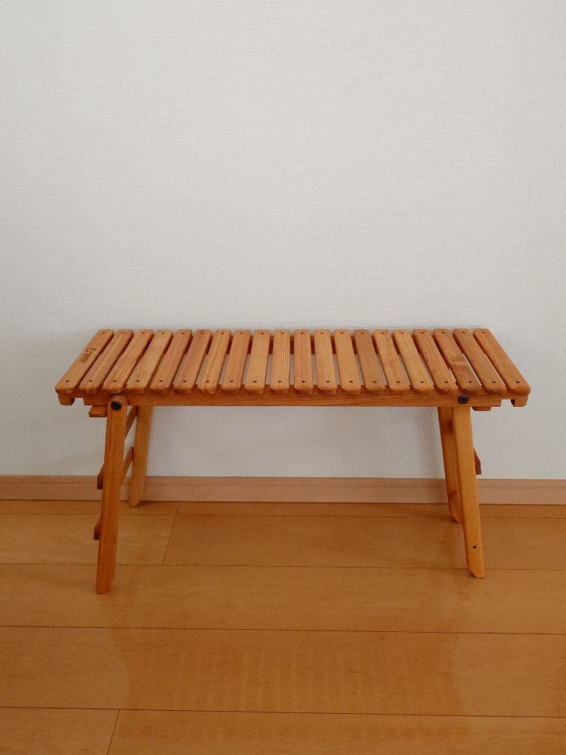 キャンプマニアプロダクツ　テーブル　キャンプ　アウトドア　折りたたみ　木製