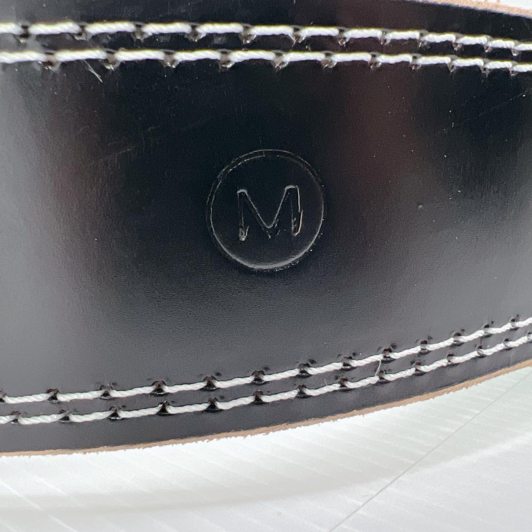 未使用✨タグ付き ゴールドジムEXレザーベルト G3322 ブラック