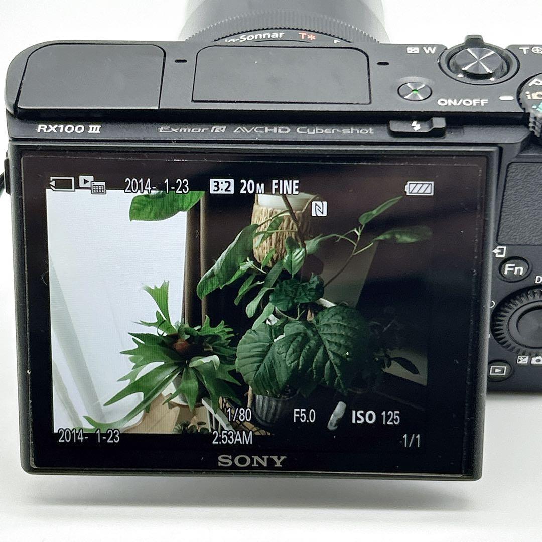 【美品】SONY Cyber-shot RX100 III 液晶保護フィルムあり