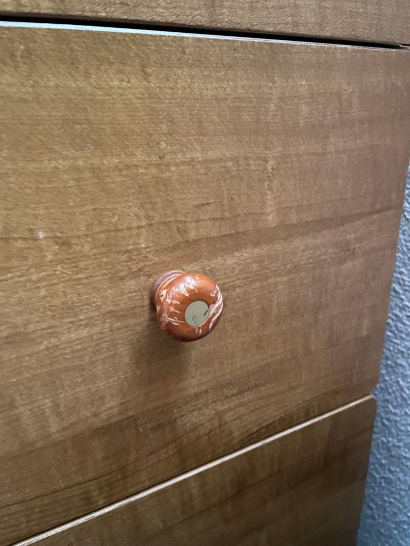 木目調 7段チェスト