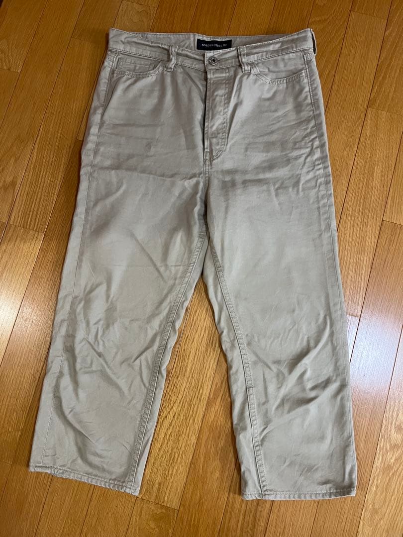 マディソンブルー　完売　ベージュパンツ