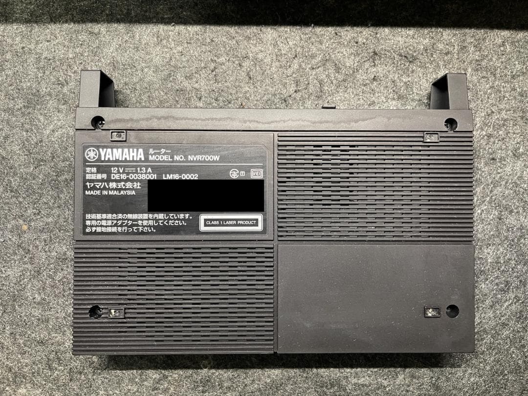 YAMAHA NVR700W LTEアクセス VoIPルーター 本体+電源 中古