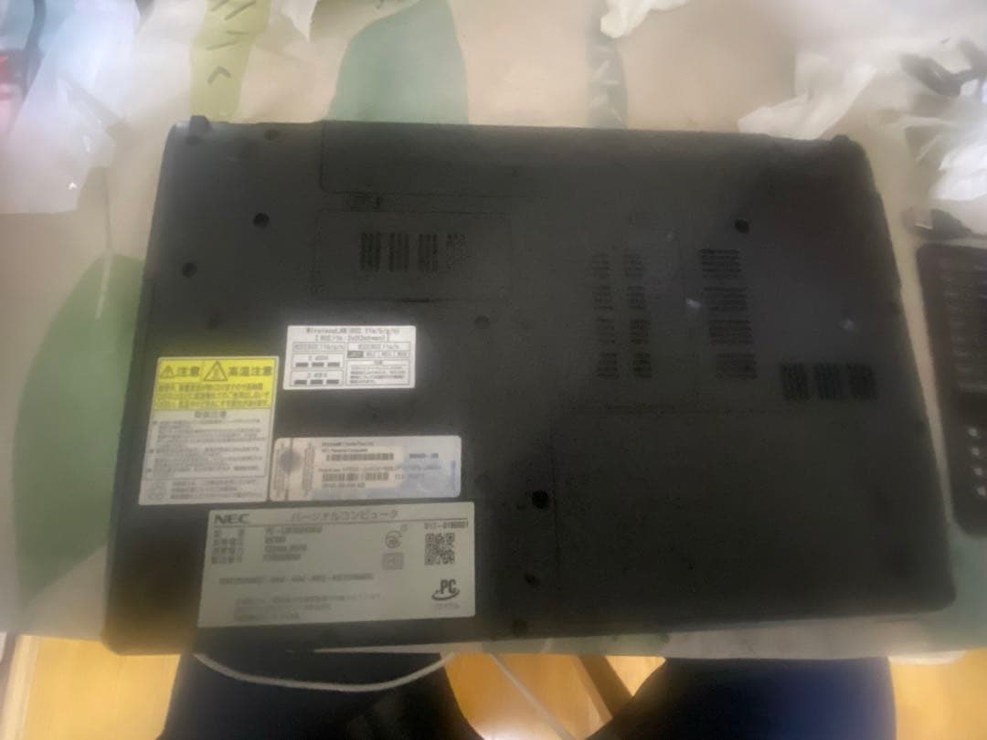 NECノートパソコン 中古ジャンク品 Core i7 16GB SSD256GB
