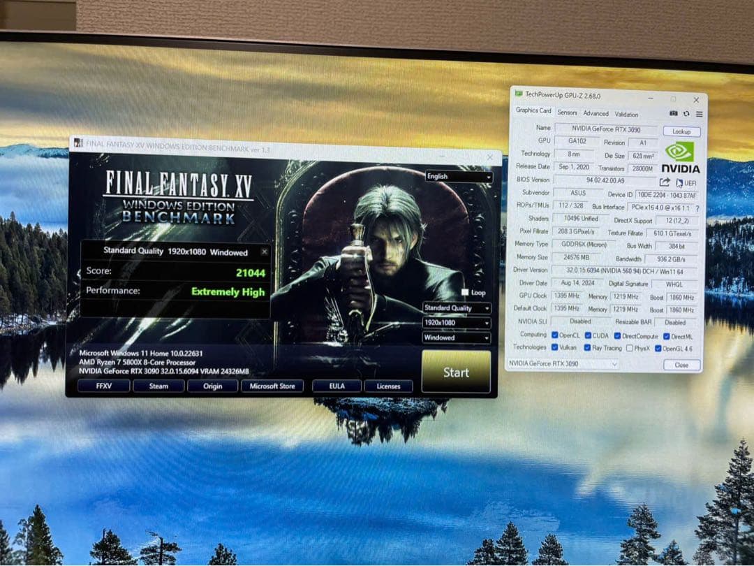 グラフィックボード・グラボ・ビデオカード Asus Rog Strix RTX3090 24GB OC