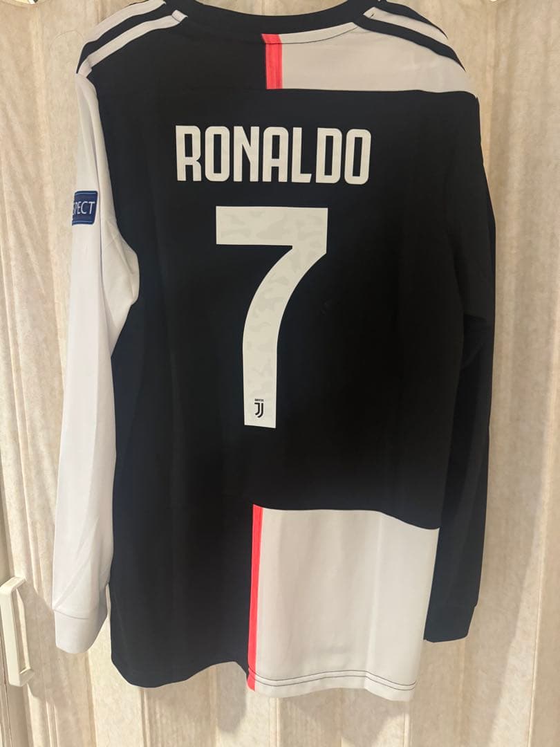 ユベントス ユニフォーム 長袖 ロナウド 7 adidas UCLパッチ付き