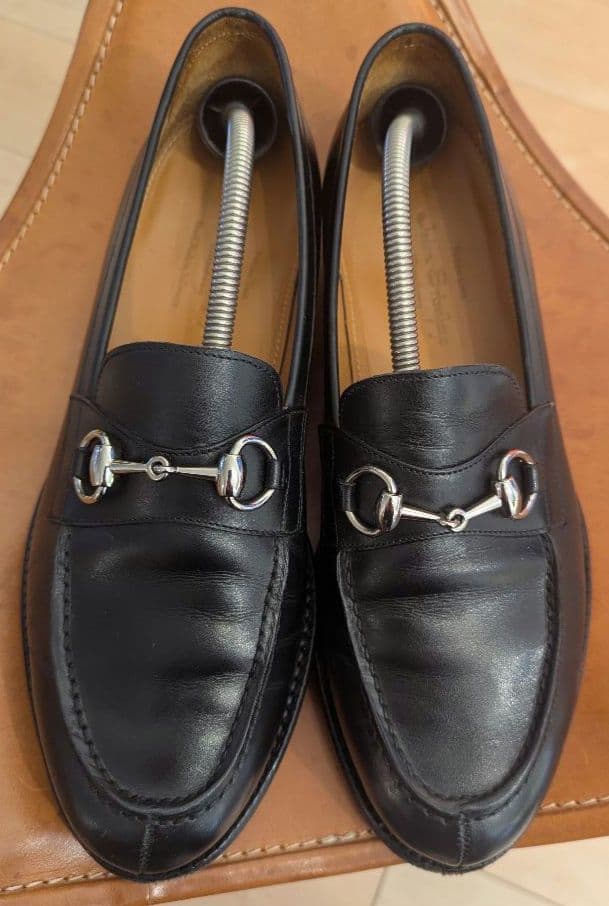 り*ん様 美品 Jalan Sriwijaya ビットローファー ブラック 98