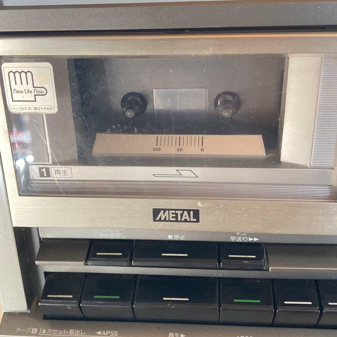 【訳あり】シャープ サーチャーW ラジカセ　GF-868