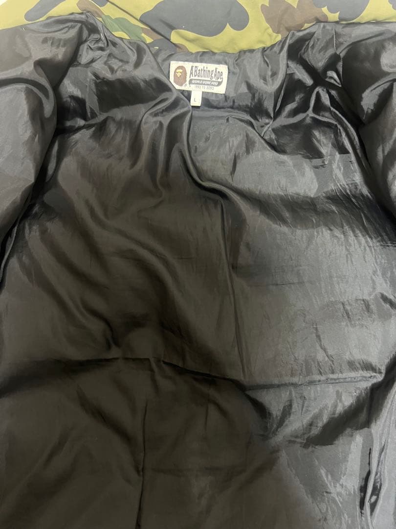 A BATHING APE 迷彩 ダウンジャケット