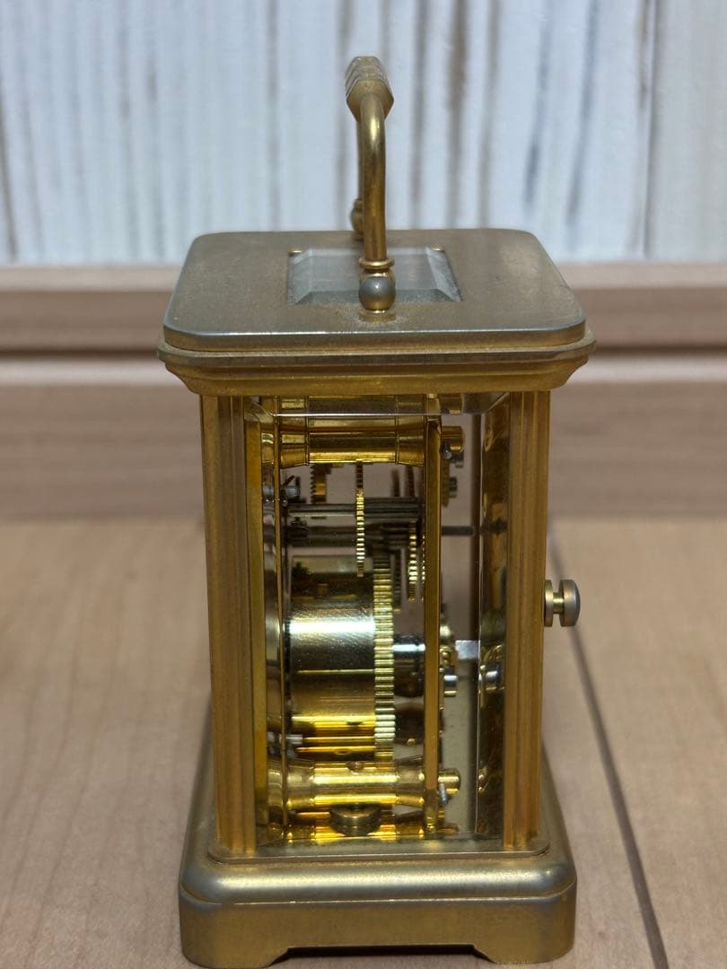 英国製 マッピン＆ウェッブ　キャリッジクロック　キー無し　非稼働品