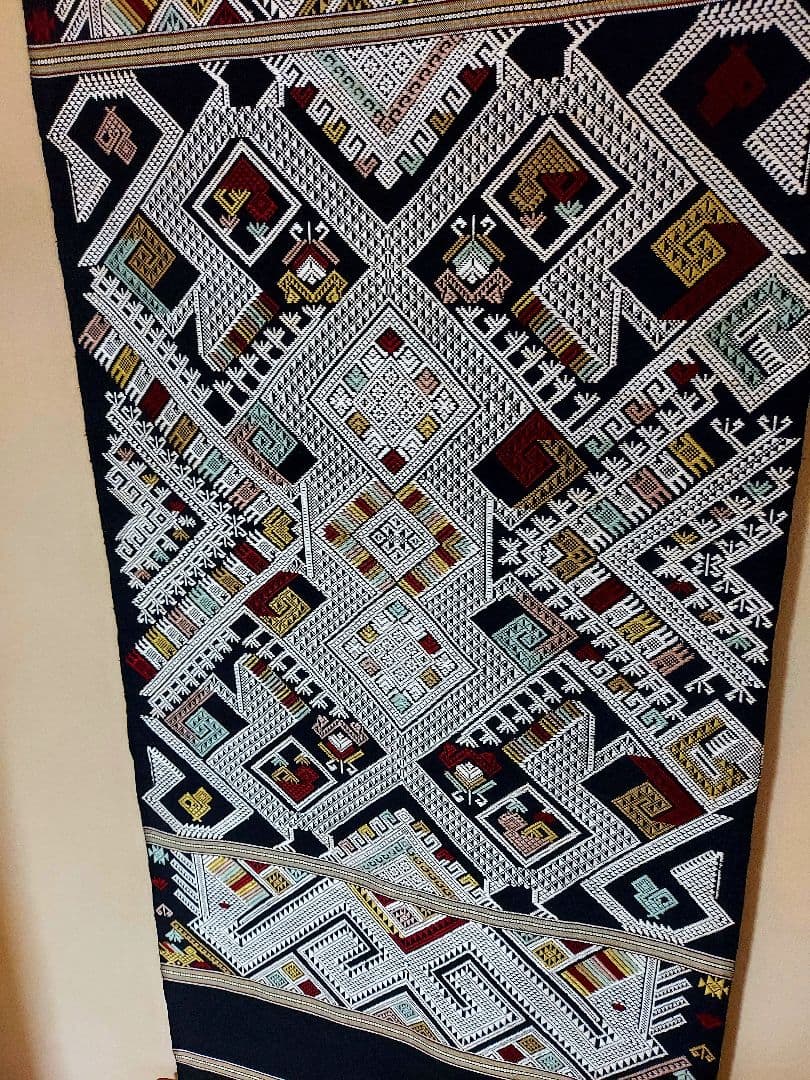 【手縫い3ヶ月】 工芸品 掛け軸風