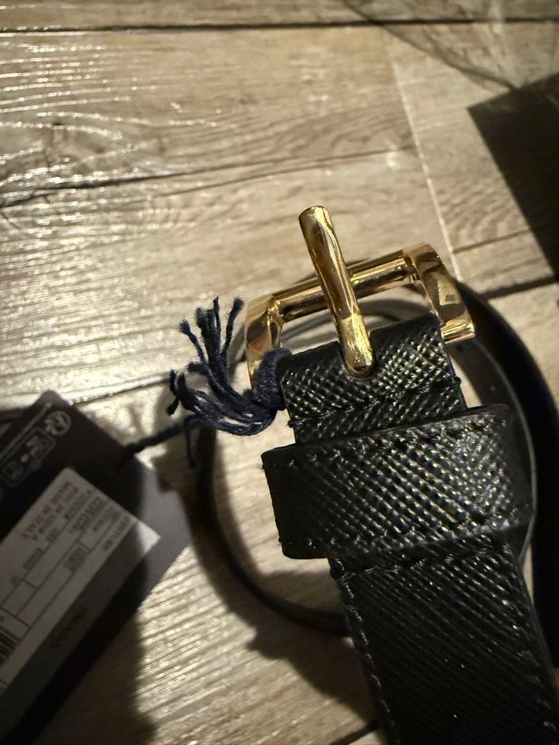 PRADA サフィアーノレザー ベルト 80サイズ