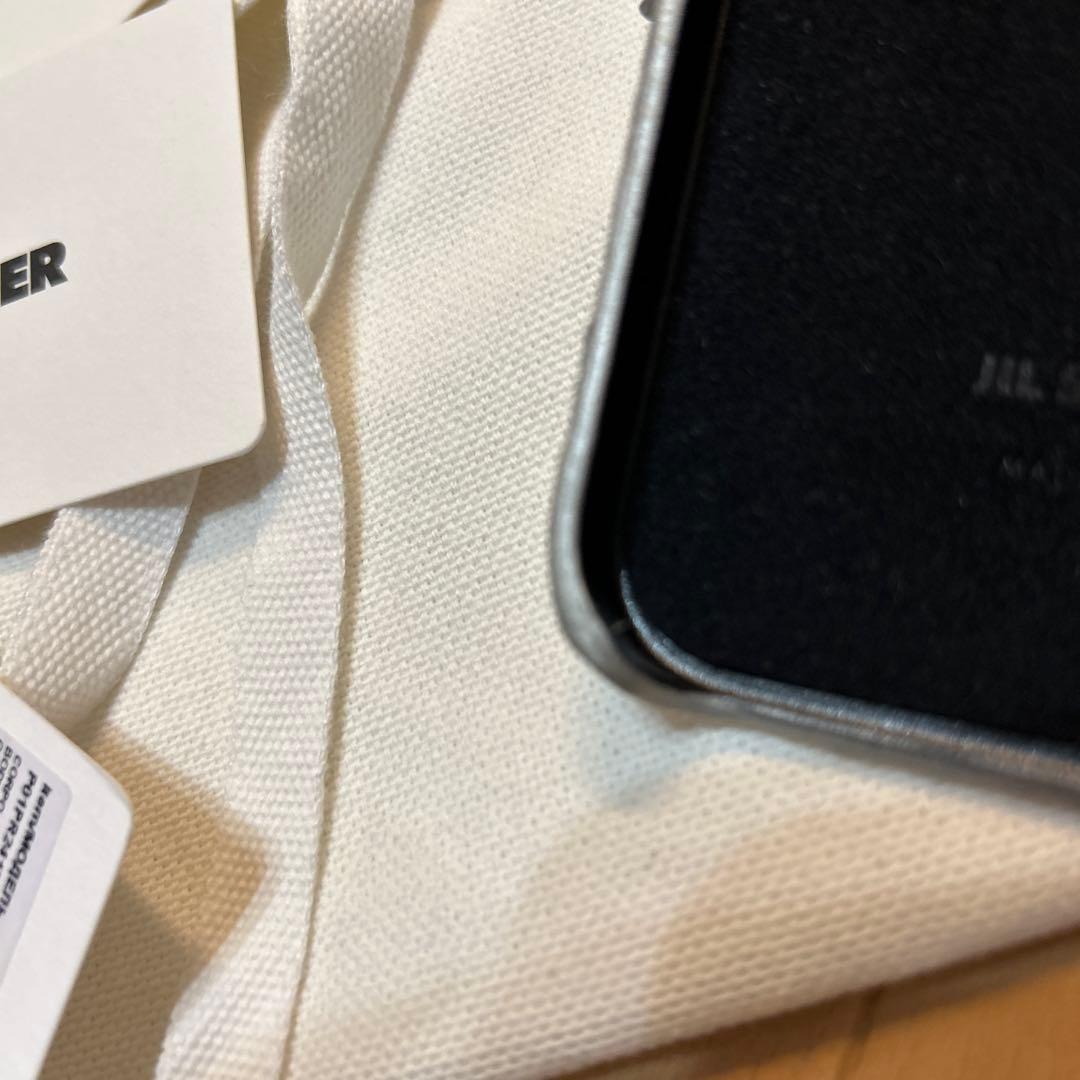 最終値下げ！JIL SANDER シルバー スマホショルダーバッグ
