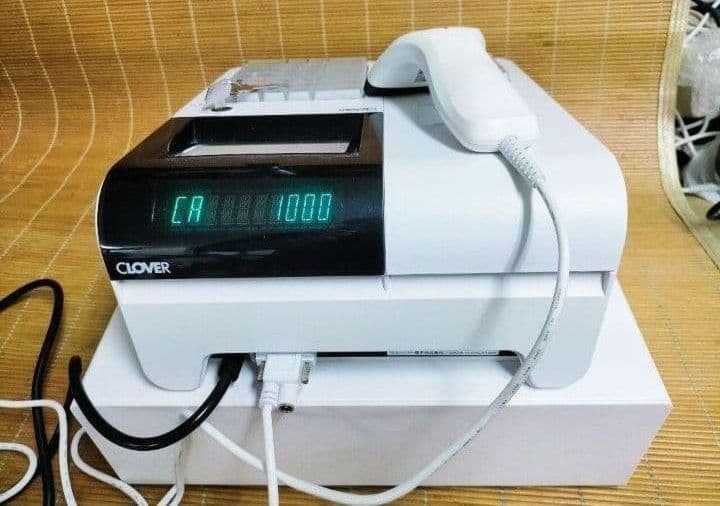 クローバーレジスター JET-670スキャナ付き　PC連携送料込　900700