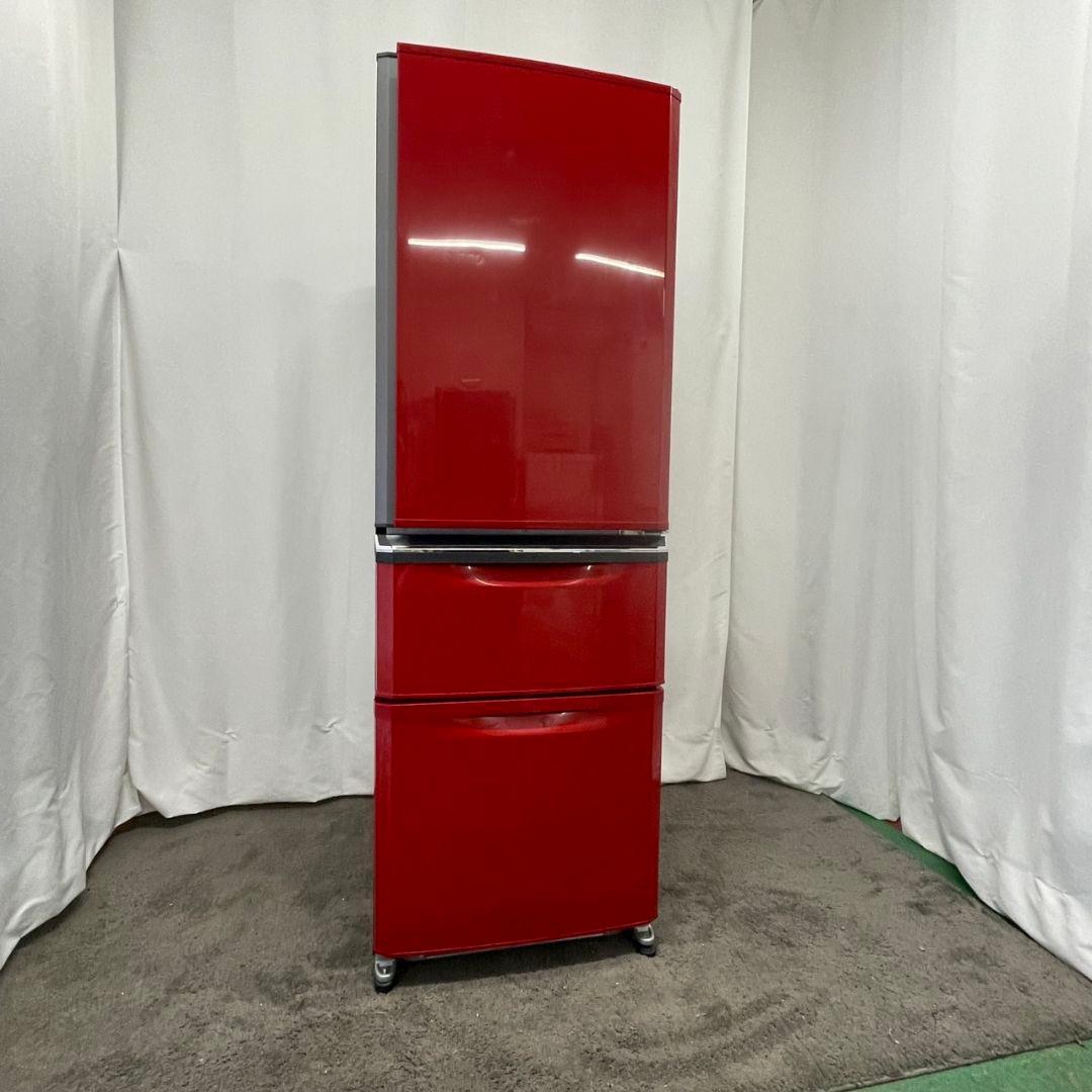 三菱 3ドア 冷蔵庫 大型 370ℓ 右開き レッド 安い 設置無料 68