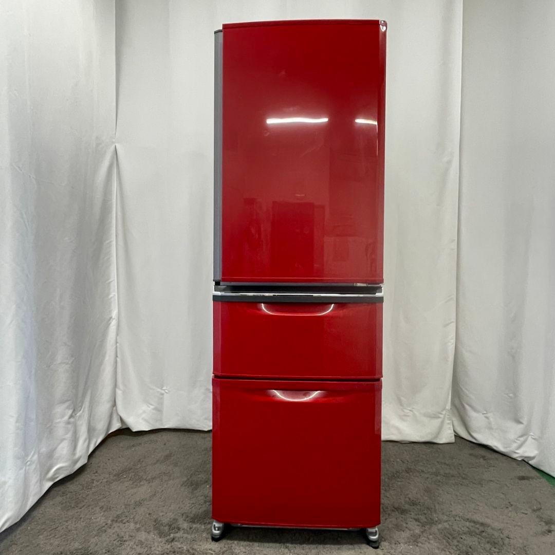 三菱 3ドア 冷蔵庫 大型 370ℓ 右開き レッド 安い 設置無料 68