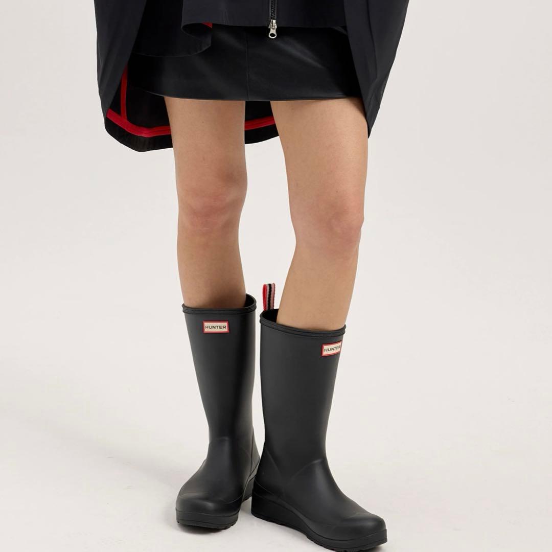 新品　23cm ハンター　オリジナル プレイ トールブーツ ブラック