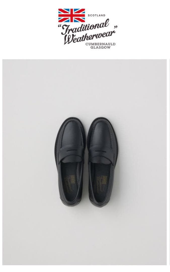 oggi掲載 Traditional Weatherwear レインローファー