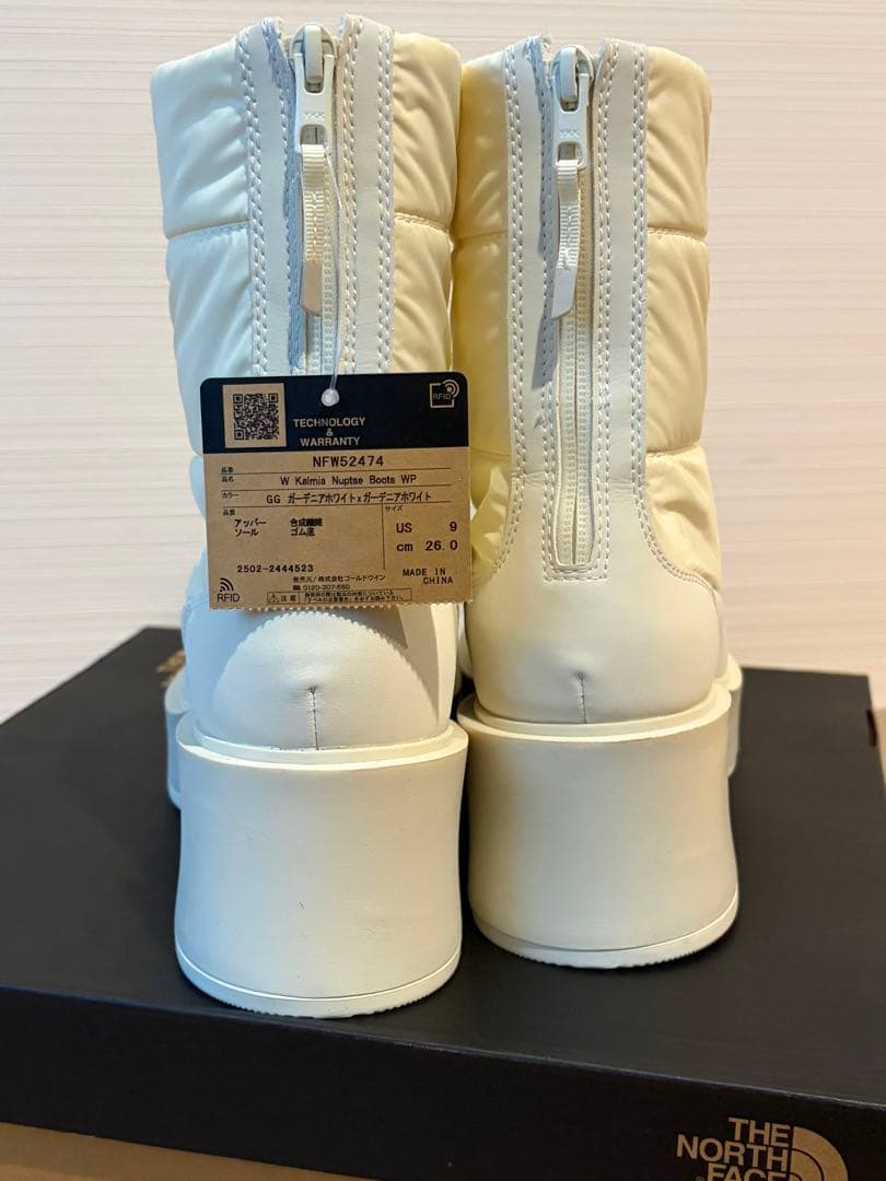 THE NORTH FACE NFMS2474 ヌプシ ホワイトブーツ