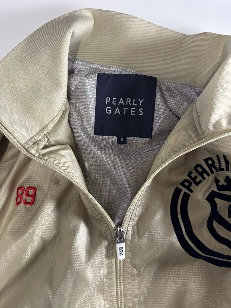 パーリーゲイツ 蓄熱 ジャケット ゴールド ジップ スニード 6