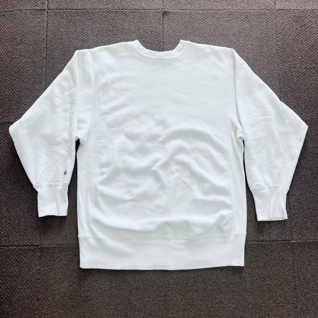 90s チャンピオンリバースウィーブ　染み込みプリント　サイズXL