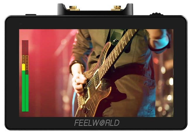 FEELWORLD FT6 FR6 5.5インチ ワイヤレスビデオ送信 電池×4