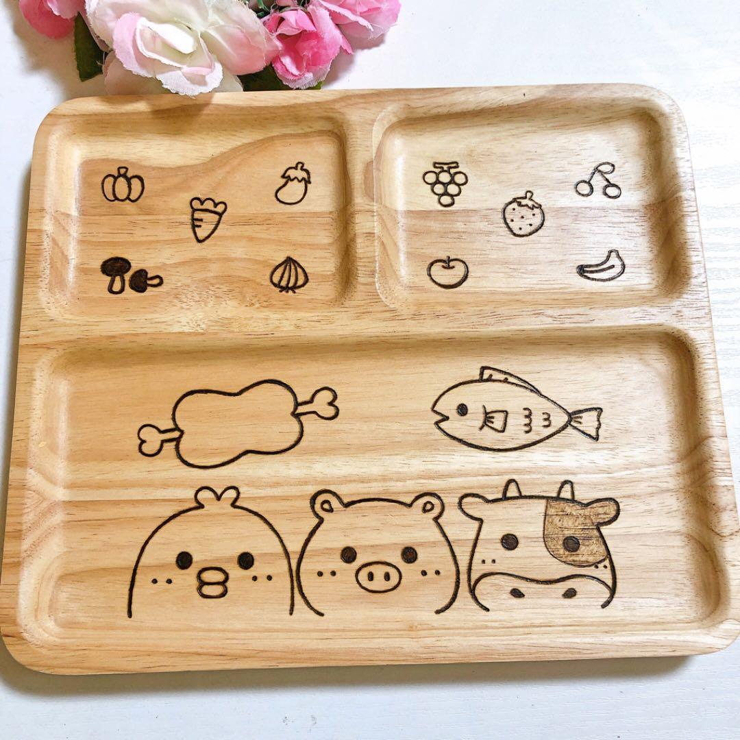 確認♡画像5枚♡四角仕切り(大)♡スプーンフォーク♡お箸♡オーダー受け付け