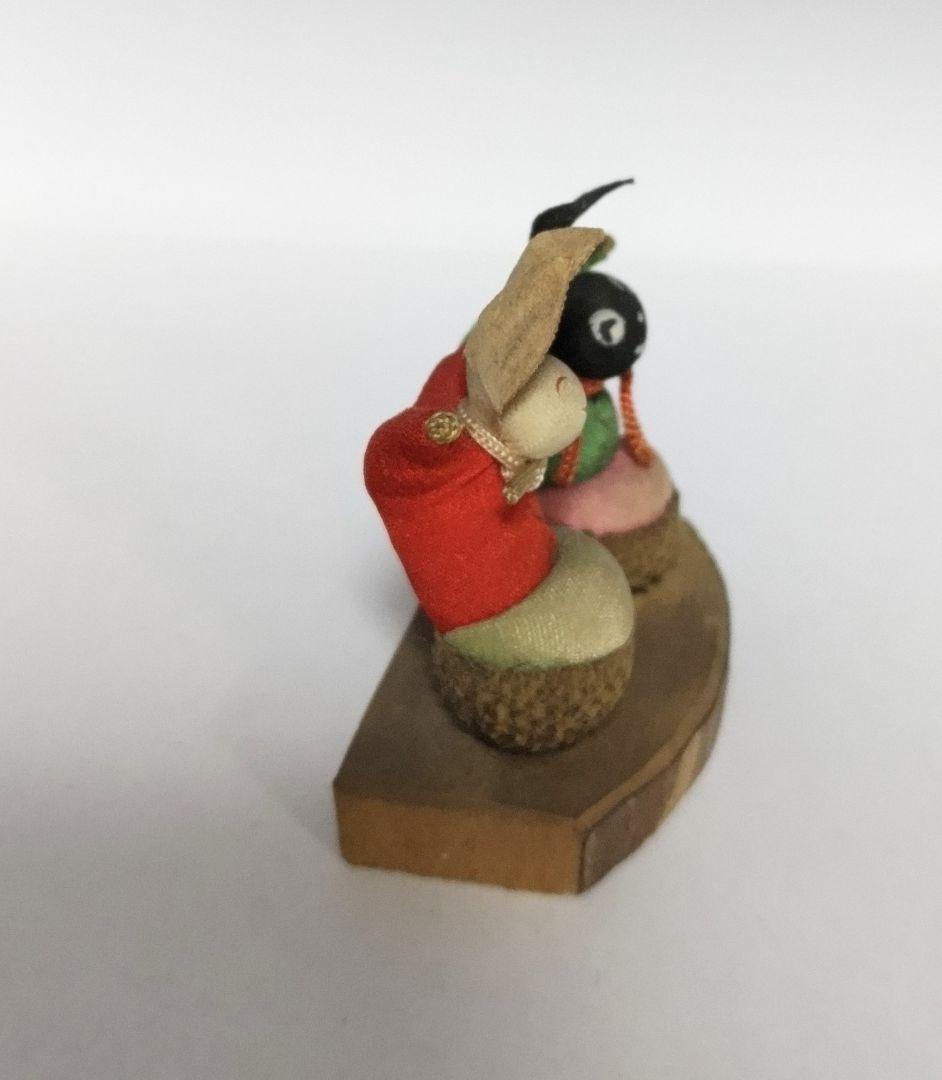 昭和レトロ　古い民芸品　のらくろ　ミニチュア　人形　置物　匿名配送