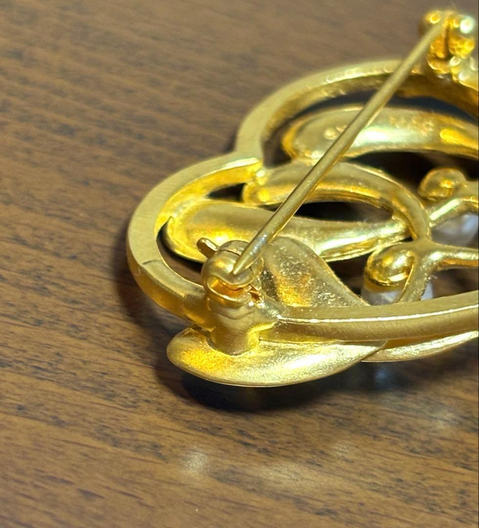 ビンテージ　MMA メトロポリタン美術館　ヤドリギ　ブローチ