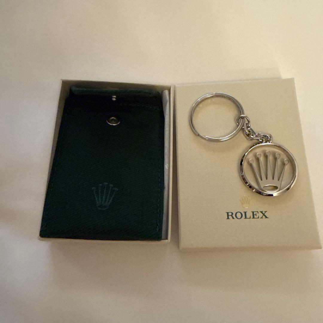 ROLEX シルバーメタルキーホルダー
